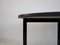 Black Lacquered Metal and Granite Round Dining Table, 1970s 10