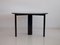 Black Lacquered Metal and Granite Round Dining Table, 1970s 2