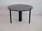 Black Lacquered Metal and Granite Round Dining Table, 1970s 3