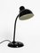 Lámpara de mesa modelo 6551 Bauhaus de metal negro de Christian Dell para Kaiser Idell / Kaiser Leuchten, años 40, Imagen 5