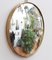 Mid-Century Italian Convex Wall Mirror with Brass Frame, 1950s 5