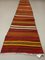 Vintage Turkish Red and Gold Narrow Kilim Runner Rug, 1960s 3