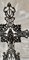 Victorian French Burnished Iron Cross 6