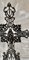 Victorian French Burnished Iron Cross, Image 6