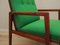 Vintage Danish Fabric and Teak Armchair, 1970s, Image 16