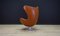 Poltrona in pelle di Arne Jacobsen per Fritz Hansen, Danimarca, anni '60, Immagine 7