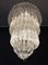 Murano Glass Chandelier with 112 Transparent Quadriedri, 1982 12