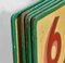 Small Vintage Painted Double Sided Fairground Signs, 1960s, Set of 5 6