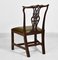 Antique Georgian Chippendale Manner Mahogany & Leather Side Chair, 1800s 3