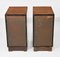 Art Deco Walnut Bedside Chest Side Cabinet Tables, 1930s, Set of 2, Immagine 9