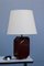 Italian Bordeaux Bakelite Table Lamp, 1970s, Image 1