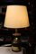 Lampada da tavolo in ottone e legno, Italia, anni '70, Immagine 5
