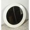 Modern Plastic Round Mirror with Flared Frame 1