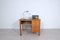 Small Oak Centerpiece Desk, 1950s 6