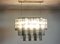 Murano Tube Chandelier with 62 Transparent and Smoked Glass, 1982, Image 16