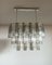 Murano Tube Chandelier with 62 Transparent and Smoked Glass, 1982 5