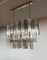 Murano Tube Chandelier with 62 Transparent and Smoked Glass, 1982 13