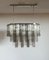 Murano Tube Chandelier with 62 Transparent and Smoked Glass, 1982, Image 1