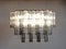 Murano Tube Chandelier with 62 Transparent and Smoked Glass, 1982 17