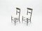 Walnut Dining Chairs by Fratelli Levaggi & Giuseppe Gaetano Descalzi for Campanino Chiavari, 1950s, Set of 6 5