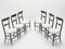 Walnut Dining Chairs by Fratelli Levaggi & Giuseppe Gaetano Descalzi for Campanino Chiavari, 1950s, Set of 6 6
