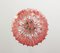Murano Glass Chandelier with 112 Pink Quadriedri, 1982 8