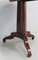 19th Century Charles X Pedestal Table in Mahogany Bramble Veneer & Marquetry, Image 12