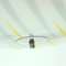 Brussels Era Glass Plate Light in Yellow and Gray Stripes from Napako, 1960s, Image 3