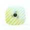 Brussels Era Glass Plate Light in Yellow and Gray Stripes from Napako, 1960s, Image 2