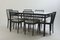 Tavolo da pranzo moderno Mid-Century con sedie di Flama Manufacture, Brasile, anni '50, set di 7, Immagine 2