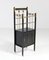 Art Nouveau Vienna Secession Lacquered Wood & Brass Magazine Stand, 1900s 4
