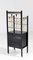 Art Nouveau Vienna Secession Lacquered Wood & Brass Magazine Stand, 1900s, Image 12
