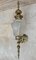 Large French Bronze & Glass Sconces, 1920s, Set of 2 1