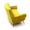 3-Sitziges Sofa aus Gelbem Ockerfarbenem Samt, 1960er 9