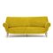 3-Seat Sofa in Yellow Ocher Velvet, 1960s, Image 1