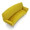 3-Seat Sofa in Yellow Ocher Velvet, 1960s 2