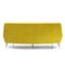 3-Seat Sofa in Yellow Ocher Velvet, 1960s, Image 11