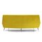 3-Sitziges Sofa aus Gelbem Ockerfarbenem Samt, 1960er 11
