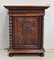 Small Antique Gothic Walnut Cabinet, 1900s 29