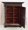 Small Antique Gothic Walnut Cabinet, 1900s, Image 30