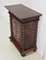 Small Antique Gothic Walnut Cabinet, 1900s 3