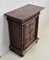 Small Antique Gothic Walnut Cabinet, 1900s 2