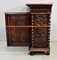 Small Antique Gothic Walnut Cabinet, 1900s, Image 31