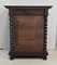 Small Antique Gothic Walnut Cabinet, 1900s 32