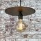 Vintage Industrial Metal Plate Pendant Lamp, Image 7