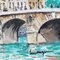 Peinture Le Pont Neuf par Lucien Genin, 1930s 14