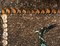 Moluh Seidou Beau et précieux collage d'ailes de papillon Dyptique aux aigrett 2017 3