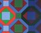 Victor Vasarely Lithograph Geometrical structure 4. 1973 3