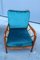 Italian Cherry and Green Velvet Lounge Chairs by Paolo Buffa, 1950s, Set of 2, Image 13