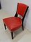 Ebony Macassar and Red Leather Dining Chairs, 1930s, Set of 2 6